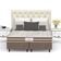 Conjunto Box Queen Mola Ensacada Prodormir Solar Bambu Bege