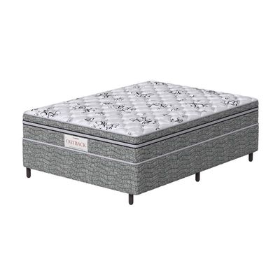 Conjunto Box Casal Mola Ensacada Prodormir Outback New Cinza