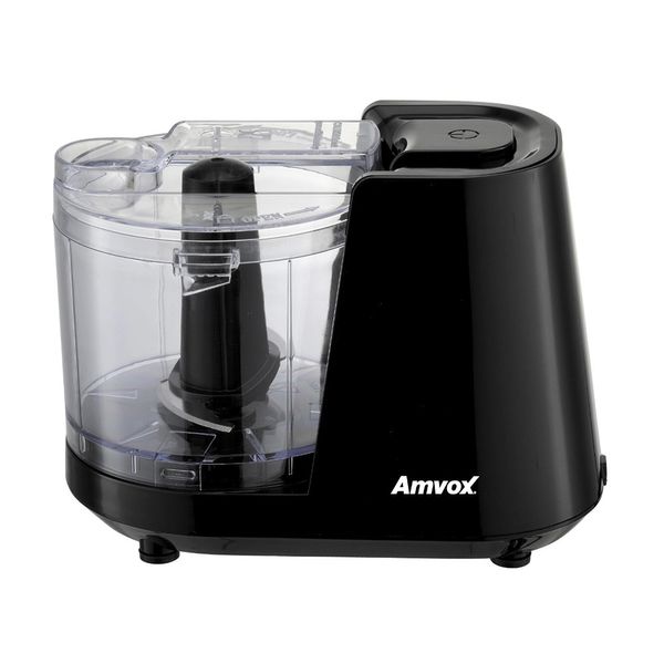 Mini Processador Amvox APR1001 Preto - 220V Mini Processador Amvox APR1001 Preto - 220V