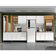 Cozinha Modulada Luana Composição 1 Cinamomo Branco - Aramóveis