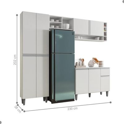 Cozinha Compacta Atlanta Branco