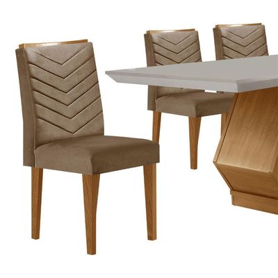 Mesa De Jantar 6 Lugares Retangular Rufato Alvorada