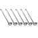 Kit 6 Conchas Inox 46cm Profissional Weck Cozinha Buffet Servir Sopa Feijão Caldos Restaurante