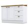 Balcão De Cozinha 120 Cm Americana Branco Com Tampo Nature – Henn