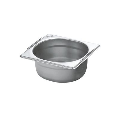 Cuba Tramontina 1/6 em Aço Inox com Alças Moveis Profundidade 65 mm - Aço 304