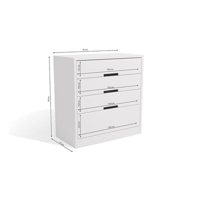 Cômoda Kappesberg 4 Gavetas Branco S824