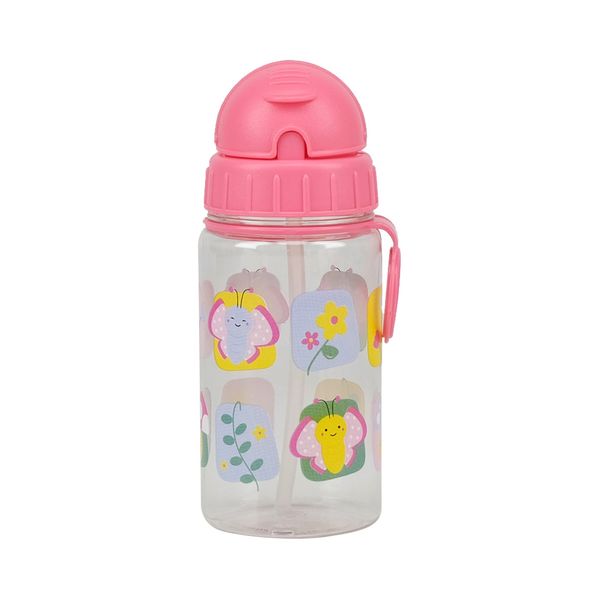 Garrafa Infantil com Canudo Le baby Butterfly 350ml