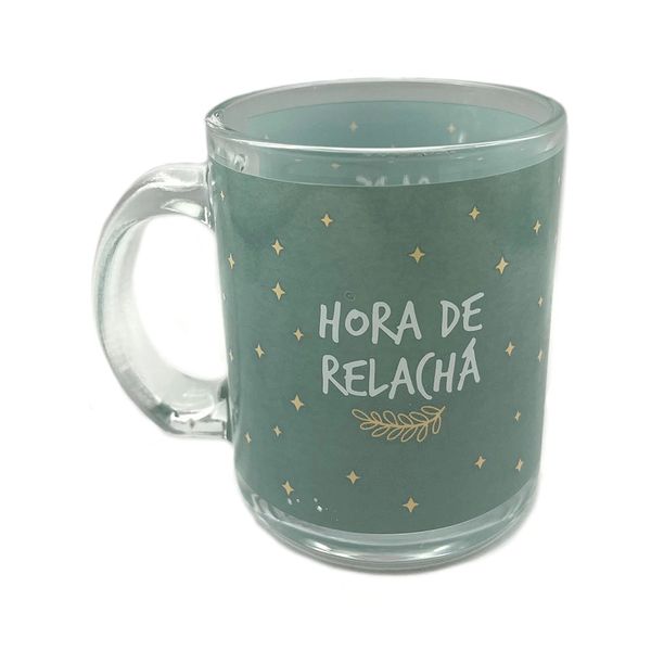 Caneca Le Fria Relacha Vidro Colorida 320ml Caneca Le Fria Relacha Vidro Colorida 320ml