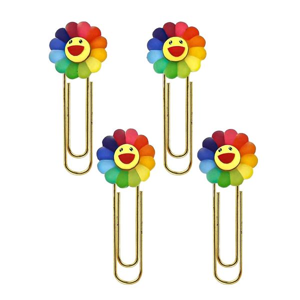 Clips Divertido Le Flor Color com 4 Unidades 5,5cm Clips Divertido Le Flor Color com 4 Unidades 5,5cm