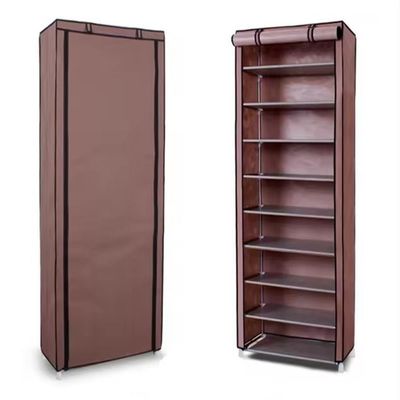 Sapateira Armario Organizador 9 Prateleiras Grande 160cm Estante Guarda Roupa Armario Portatil Com Ziper