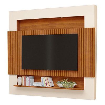 Painel Para Riviera Ripado Freijó Off White - Luapa