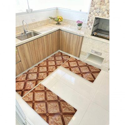 Kit 3 Peças Jogo Cozinha Passadeira Manta Vinilico Laminado Palace