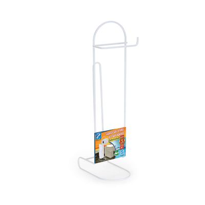 Suporte para Papel Higiênico Arthi de Chão 4 Rolos Branco