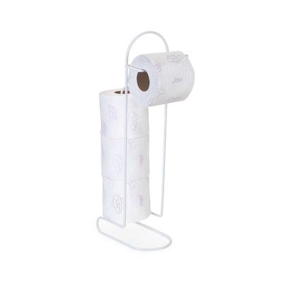 Suporte para Papel Higiênico Arthi de Chão 4 Rolos Branco
