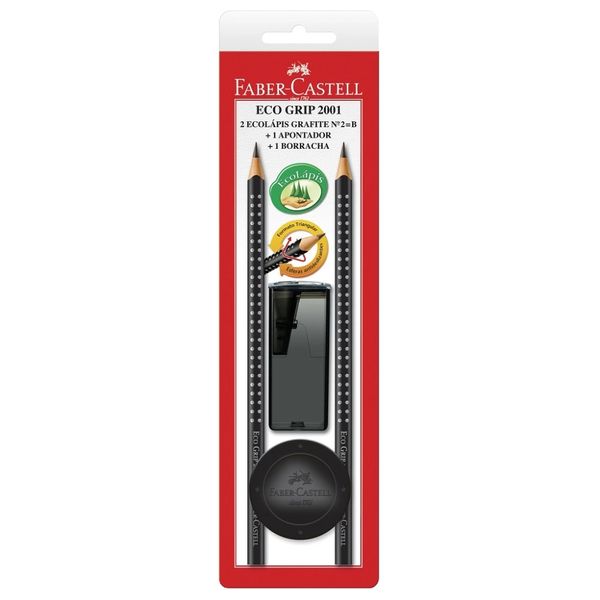 Lápis Grafite Faber Castell Grip Preto Lápis Grafite Faber Castell Grip Preto