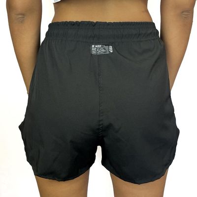 Shorts Feminino Elastano Premium Preto WSS Diamond Colors M / Preto
