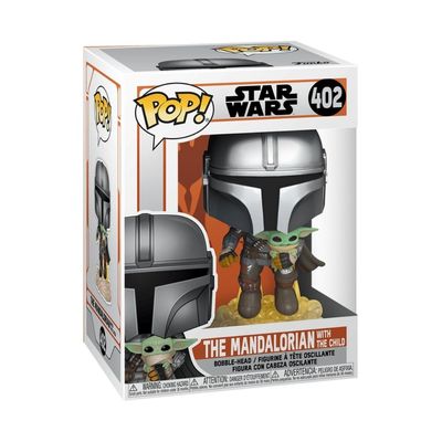 Boneco Funko Pop! SW The Mandalorian Flying With Jet Pack