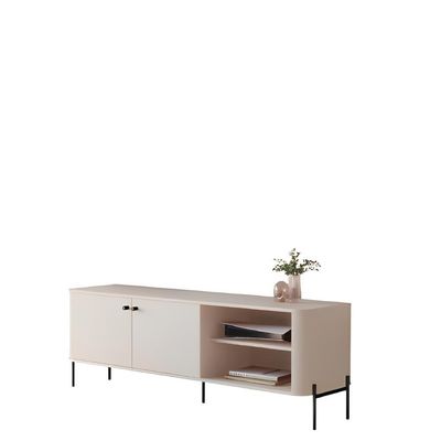 Rack Para 58 Polegadas Olaf Off White Preto