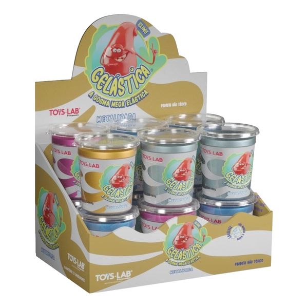 Slime Gelástica Toys Lab Metalizada - Item Sortido