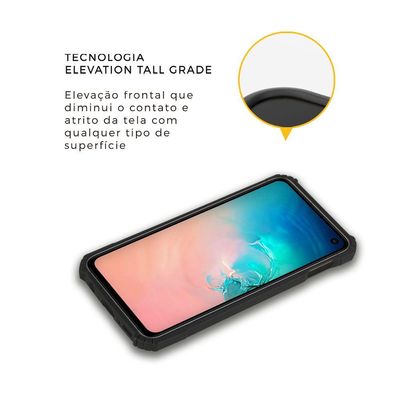 Capa Dual Shock X Preta - para Samsung Galaxy S10E - GShield