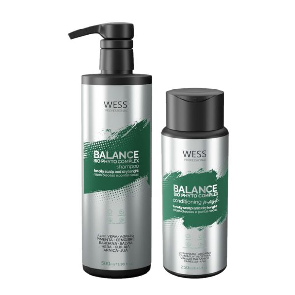 Kit Wess Balance Shampoo 500ml + Condicionador 250ml