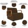Poltrona Decorativa Orgânica Para Sala Kit 2 Belarus K04 Veludo Marrom - Mpozenato