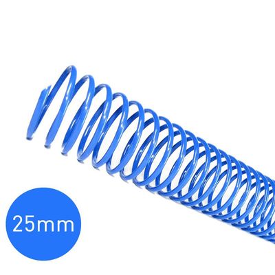 Espirais para Encadernação Azul 25mm 160 Folhas 45 und