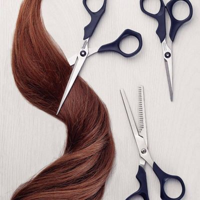 Tesoura Cabelo Cabeleireiro Tramontina Aço Inox Fio Navalha Onix 5' Cabelo