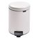 Lixeira em aço inox Brabantia New Icon 12 litros branca