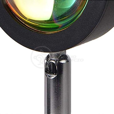 Mini Ring Light Sunset Projetor Lâmpada Tiktok Usb Presente Dia Dos Namorados - Vermelho Pôr Do Sol