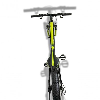 Bicicleta Fat Bike Aro 26 Freios Disco Alumínio Shimano Quadro 17 GTR-X Amarelo Preto