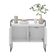 Buffet Industrial 2 Portas Sp Branco Preto