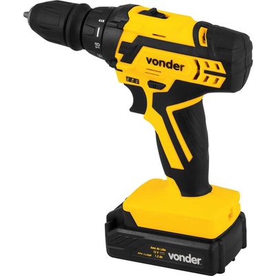 Parafusadeira/furadeira a bateria 12 V fonte bivolt automática PFV 112QR VONDER