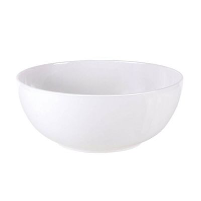 Conjunto 2 Saladeiras Porcelana Branca 24cm Tramontina Maria Augusta Salada Sobremesa Buffet