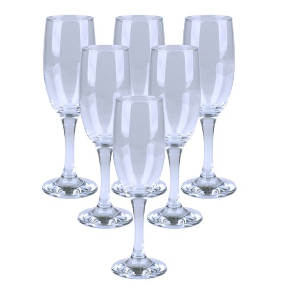 Conjunto com 6 Taças Champagne 190ml Mystic CV244249 Cazza Conjunto com 6 Taças Champagne 190ml Mystic CV244249 Cazza