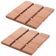 Kit 2 Descansos para Panelas em Madeira Essence 18x18cm Suportes para Panelas e Travessas Quentes