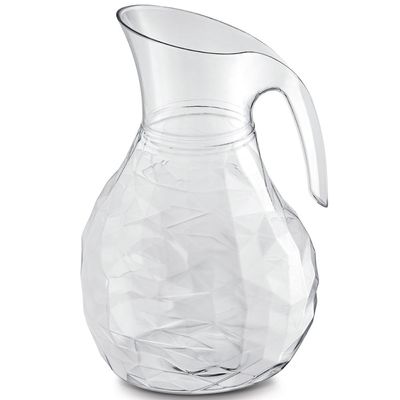 Jarro De Plástico Com Alça 2,3L Jarra Tango Para Água E Suco Translúcido UZ Transparente