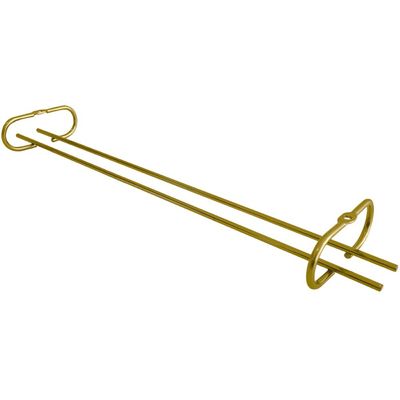 Conjunto 6 Organizadores Porta Taças 42cm Suportes Para Pendurar Taças Dourado