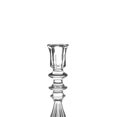 Castiçal em cristal ecológico L'Hermitage La Voir 10x27,6cm