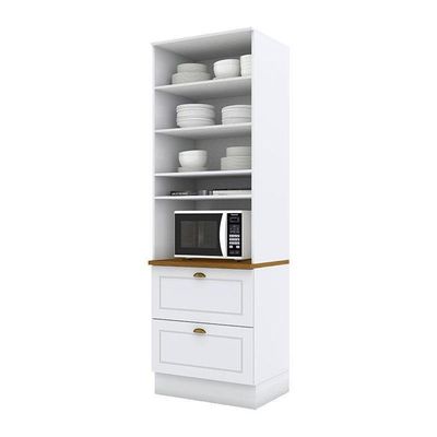 Torre Quente 1 Forno Americana Branco Hp Com Tampo Nature – Henn