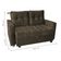 Sofá Cama 2 Lugares Yago Veludo Turkey Marrom