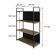 Estante C/04 Prateleiras 118x80x33cm C/fundo Yon Vermont Oak/est.preta Vermont Oak/est.preta