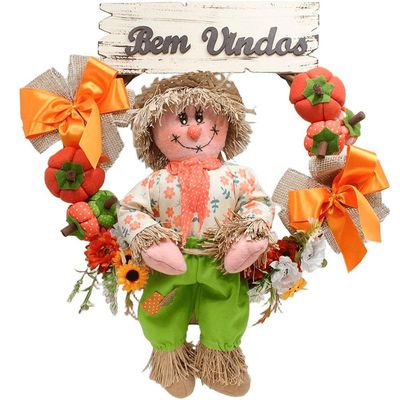 Guirlandas Espantalhos Casal Festa Junina Fazenda Xará 50cm