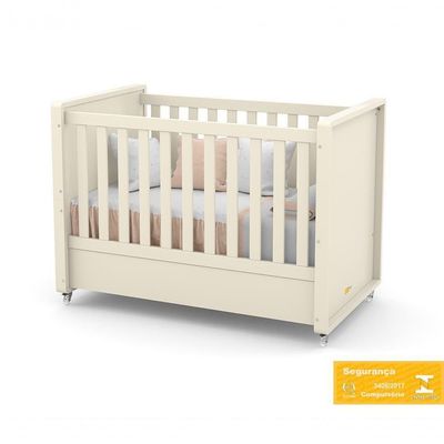 Berço Americano Tutto New Off White Com Colchão Gazin – Matic