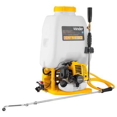 Máquina de Pulverizar Costal Agrícola A Gasolina Vonder 25L Pulverizador Motorizado