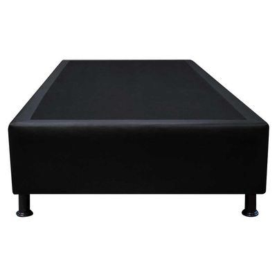 Base Box Para Cama Solteiro 88x188cm Liz S05 Sintético Preto - Mpozenato