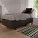 Base Box Para Cama Solteiro 88x188cm Liz S05 Sintético Preto - Mpozenato