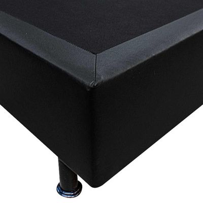 Base Box Para Cama Solteiro 88x188cm Liz S05 Sintético Preto - Mpozenato