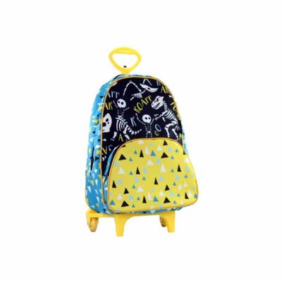 Mochila Escolar com Rodinha - Dino - Colorido - Ó Design