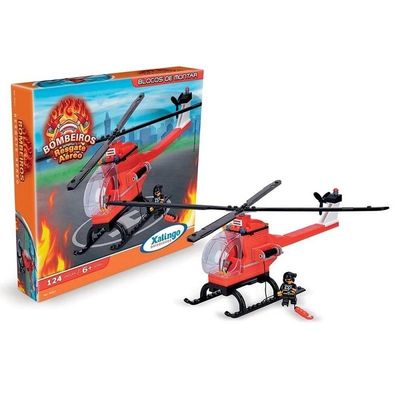 Blocos de montar Bombeiro Resgate Aéreo 06309 - Xalingo